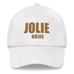 JOLIE NOIRE Dad Hat- White