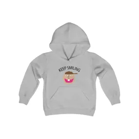 Keep Smiling Youth Heavy Blend Hooded Sweatshirt