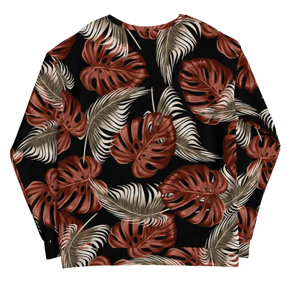 Leaf Print Premium Sweatshirt