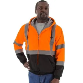 Majestic Hi Vis Zipper Hoodie - Type R Class 3