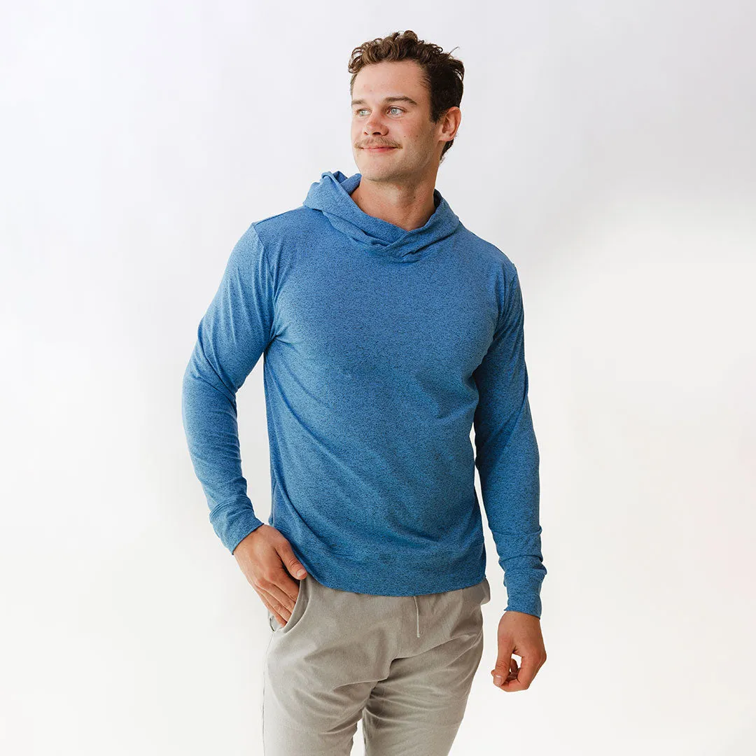 Men's Travel Hoodie, Cobalt