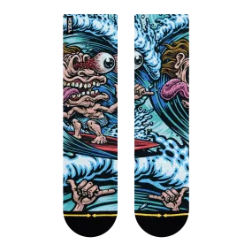 Merge4 Jimbo Phillips Surf Freak Crew Socks