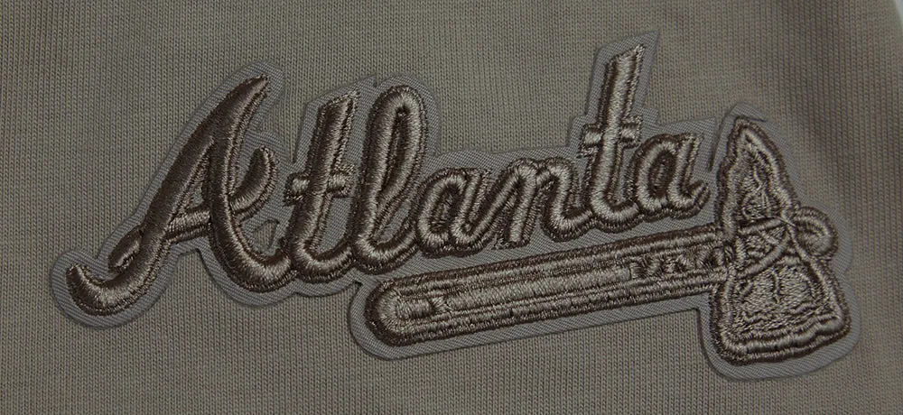 MLB ATLANTA BRAVES NEUTRAL DROP SHOULDER MEN'S TOP (DARK TAUPE)