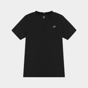 New Balance Mens Core SS Tee Black _ 182000 _ Black