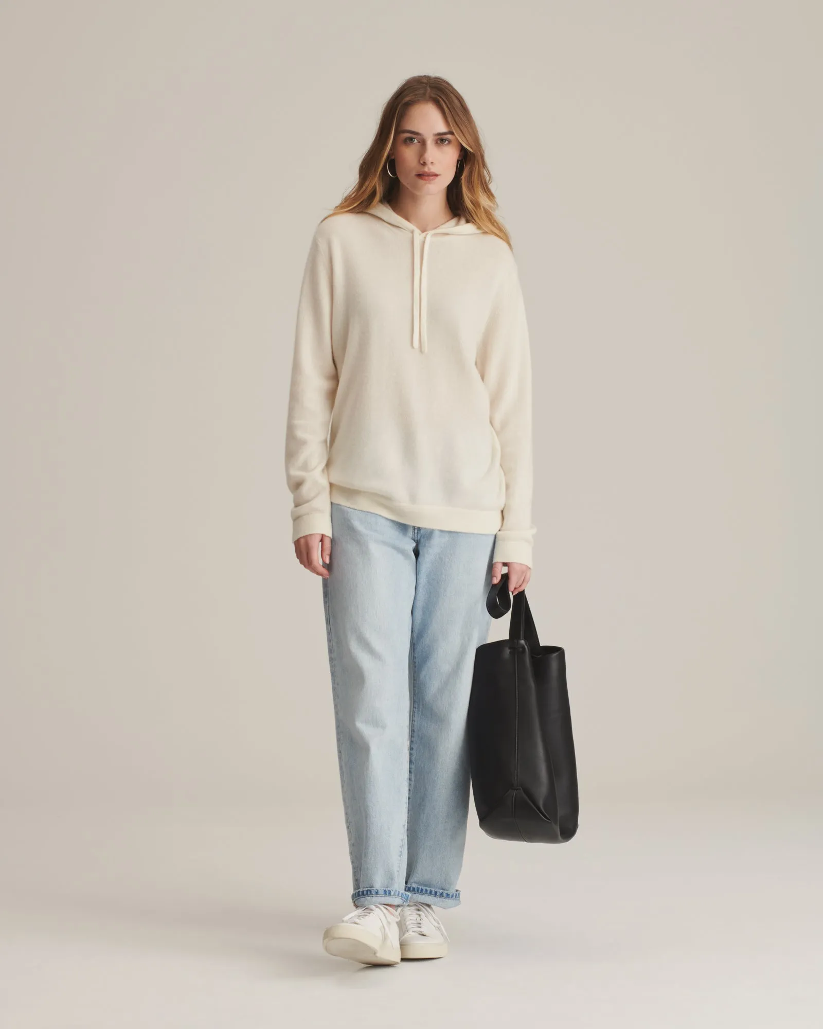 Off-Duty Cashmere Hoodie