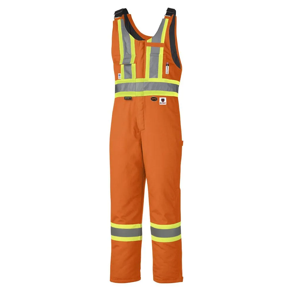 Overalls - Pioneer Hi-Viz Flame Resistant Quilted Cotton Safety Overall, 5524A / 5534A