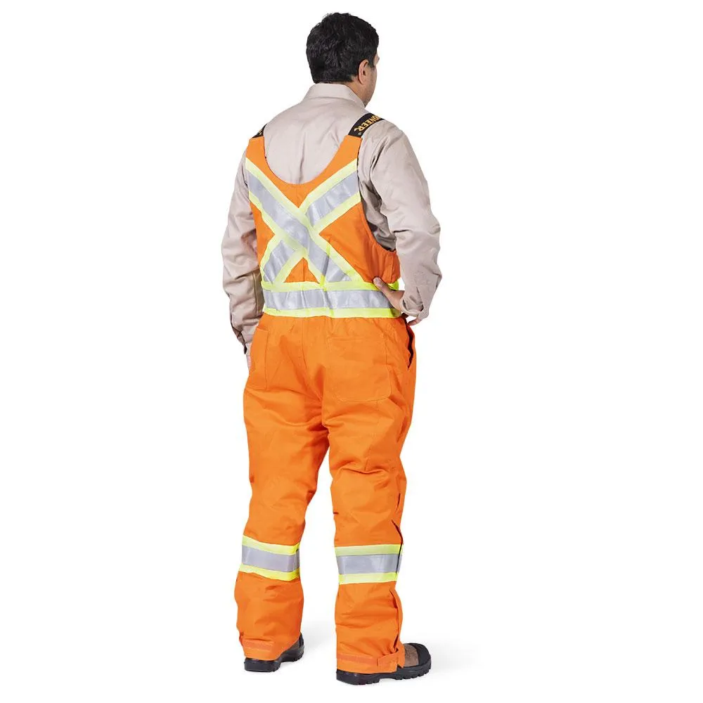 Overalls - Pioneer Hi-Viz Flame Resistant Quilted Cotton Safety Overall, 5524A / 5534A