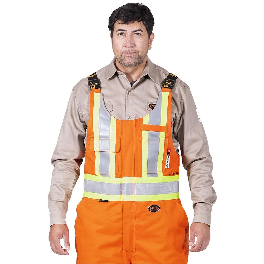 Overalls - Pioneer Hi-Viz Flame Resistant Quilted Cotton Safety Overall, 5524A / 5534A