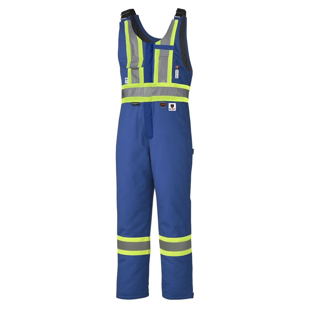 Overalls - Pioneer Hi-Viz Flame Resistant Quilted Cotton Safety Overall, 5524A / 5534A