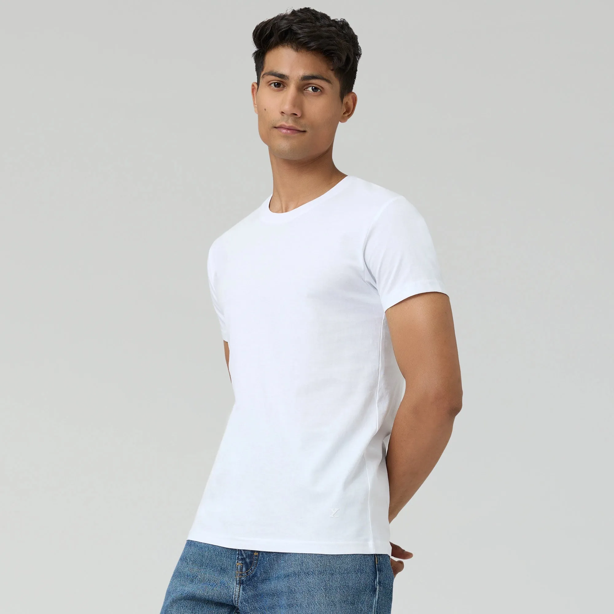 Pace Combed Cotton T-shirts Polar White