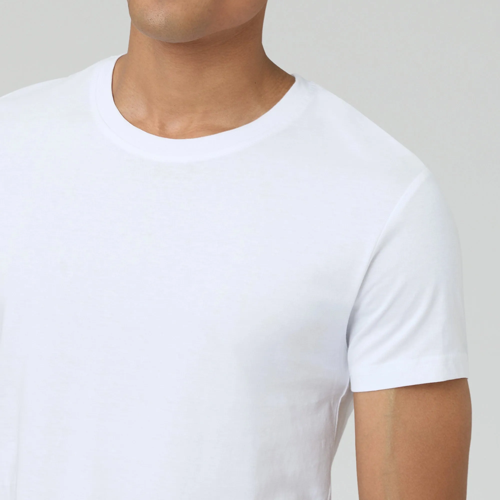 Pace Combed Cotton T-shirts Polar White