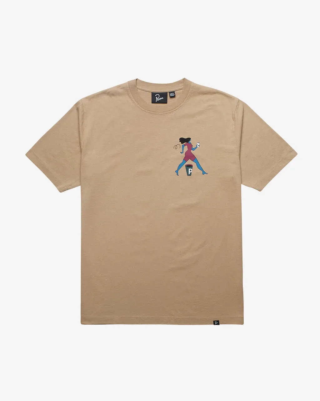 Questioning Tee Beige