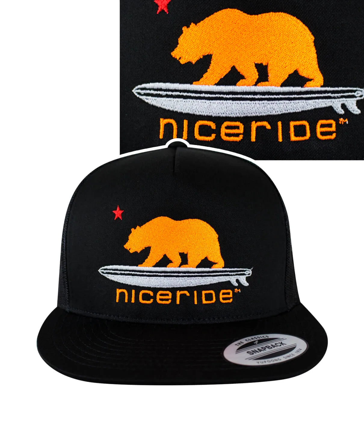 "Hang 20 - Neon Orange" Trucker Hat