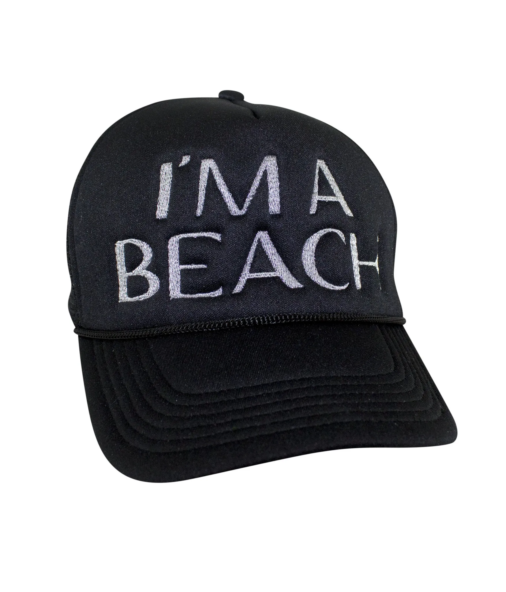 "I'm A Beach" Foam Trucker Hat