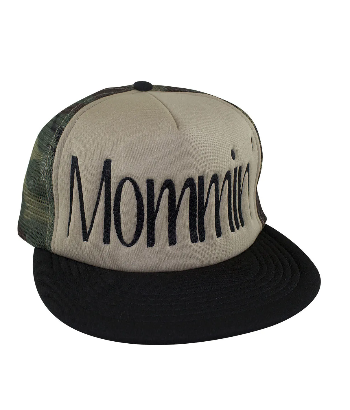 "Mommin'' Camo Foam Trucker Hat