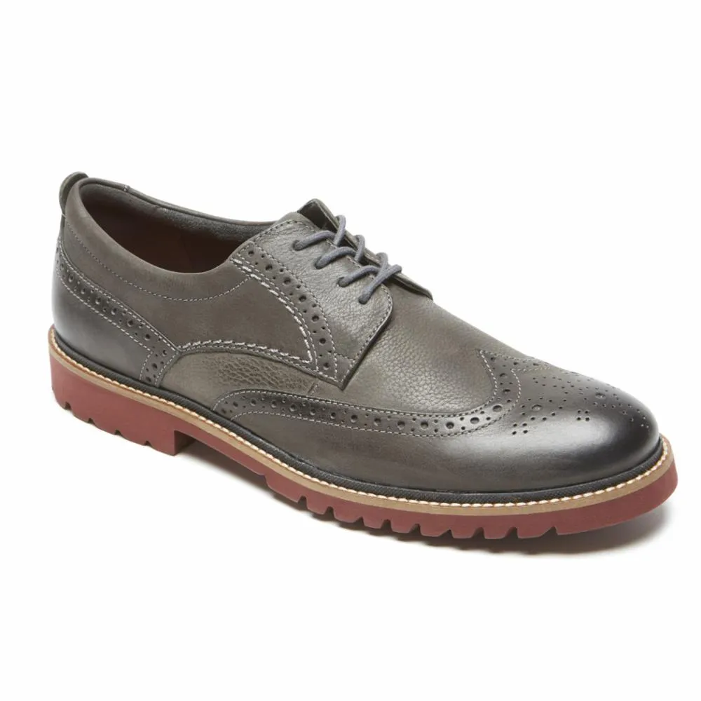 Rockport Men MARSHALL WING TIP CASTLEROCK GREY