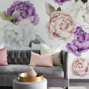 Royal Bliss Peonies Wall Decals