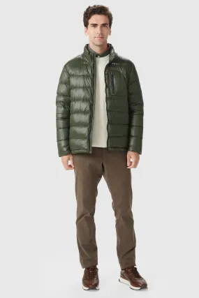 Short Lightweight Bomber Down Coat