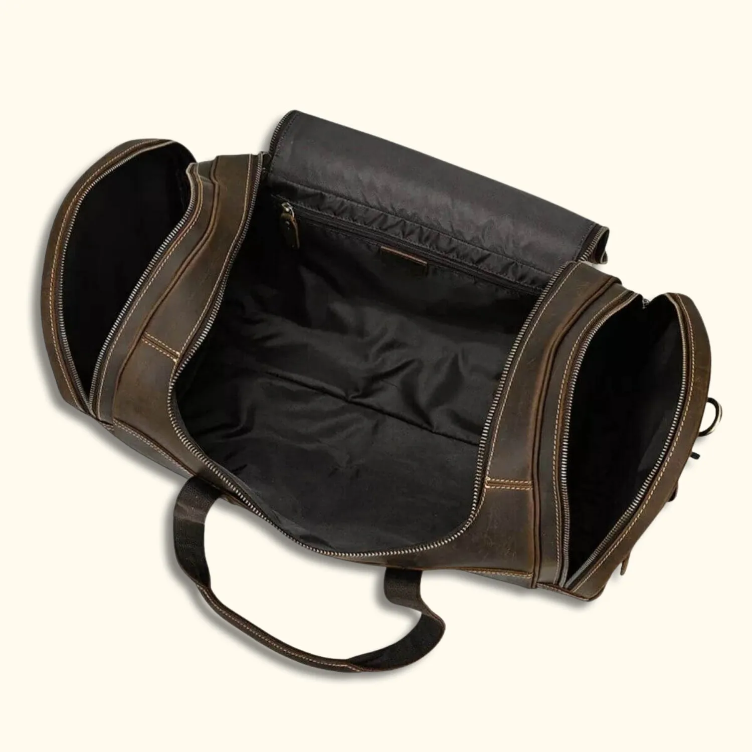 The Major - Leather Barrel Travel Bag