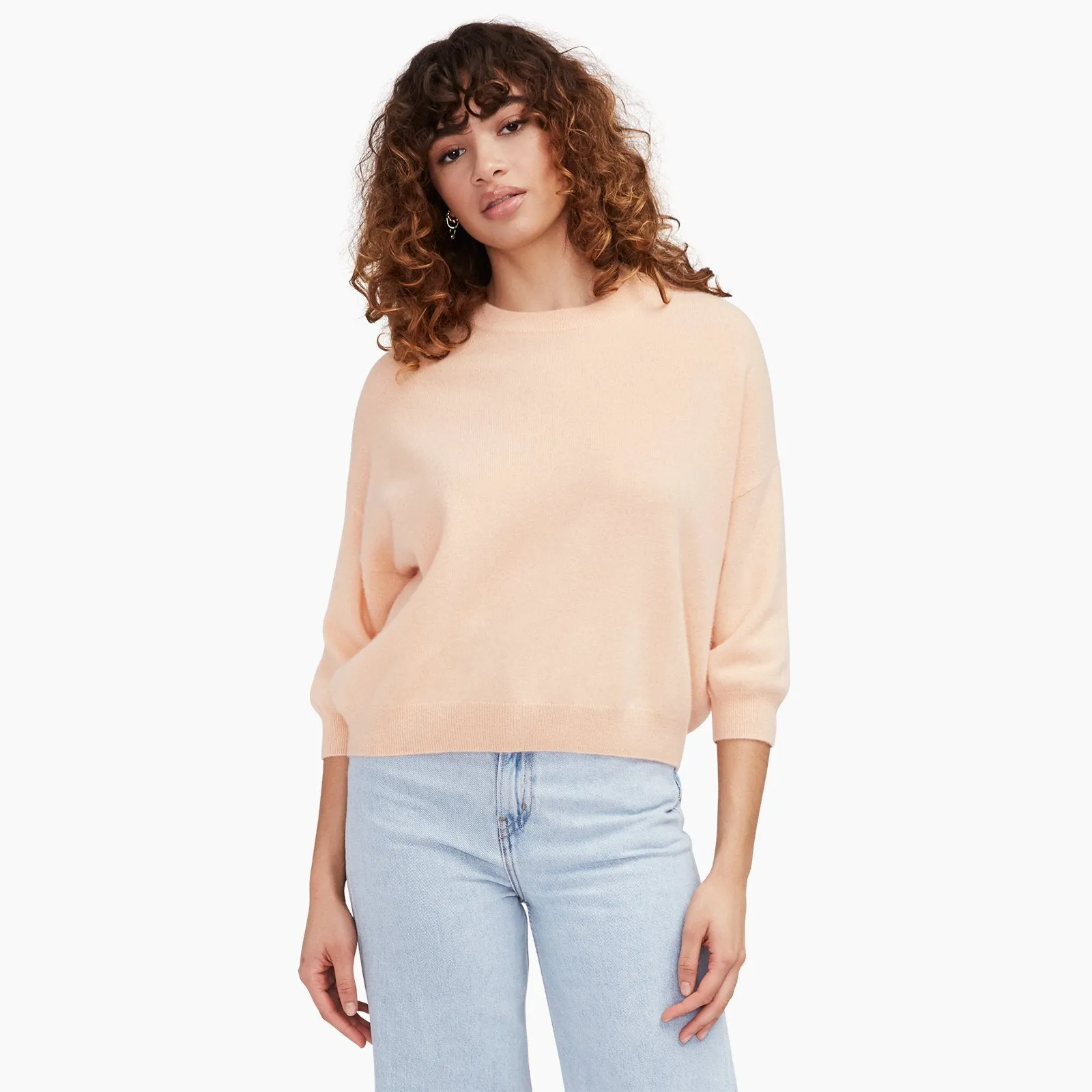 Three-Quarter Sleeve Sweatshirt