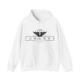 Unisex White Hooded Sweatshirt