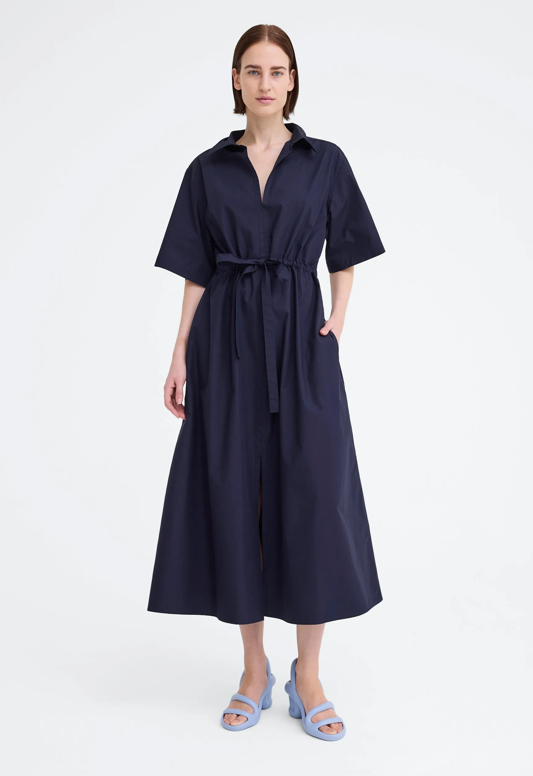 Zinc Dress - Darkest Navy