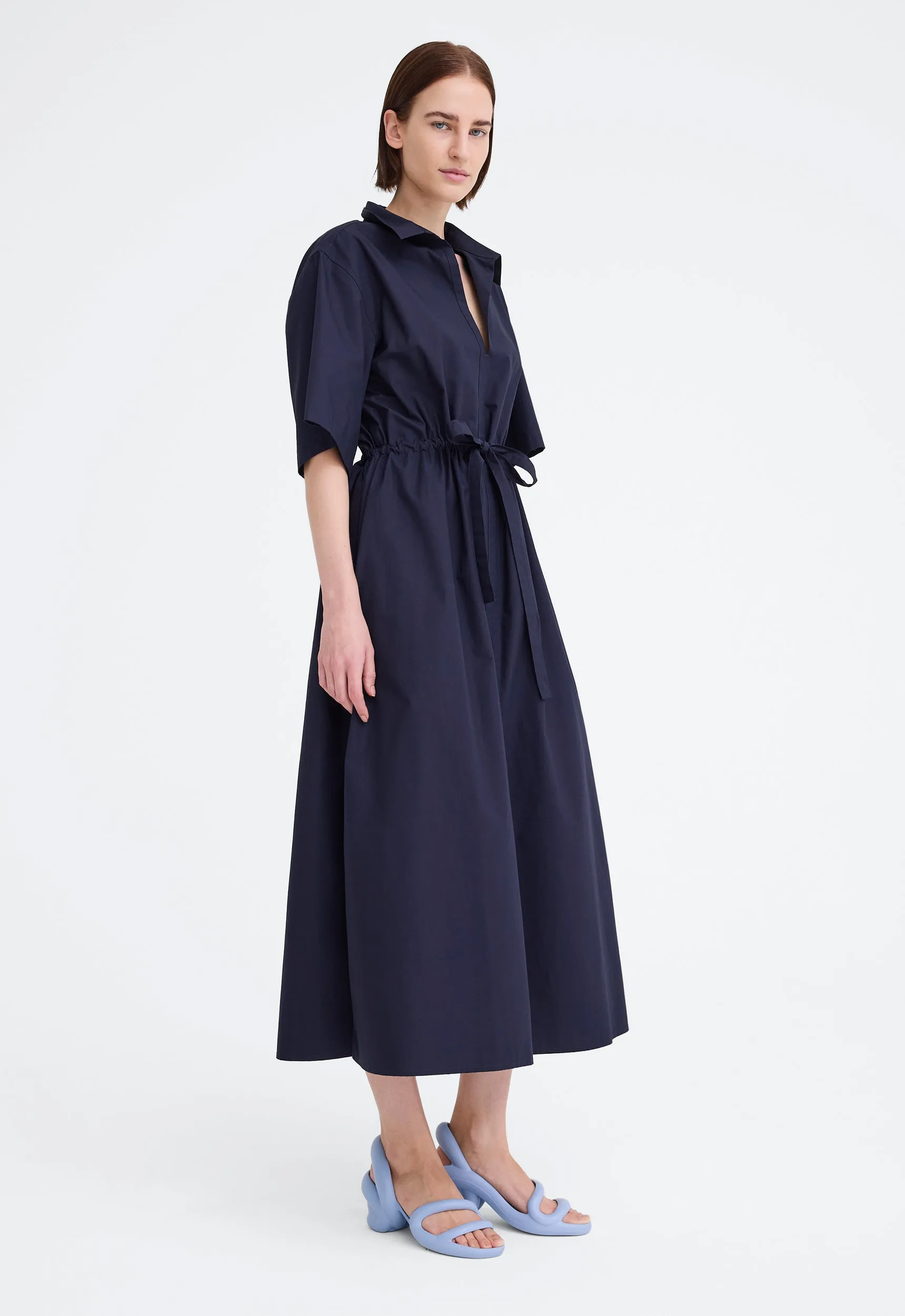 Zinc Dress - Darkest Navy